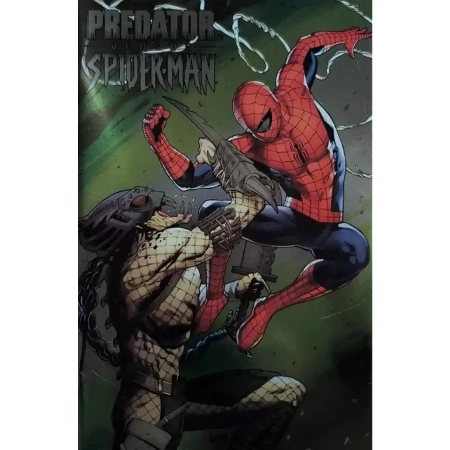 Predator vs. Spider - Man 1C Greg Land Foil Variant - MOD Shop LLC