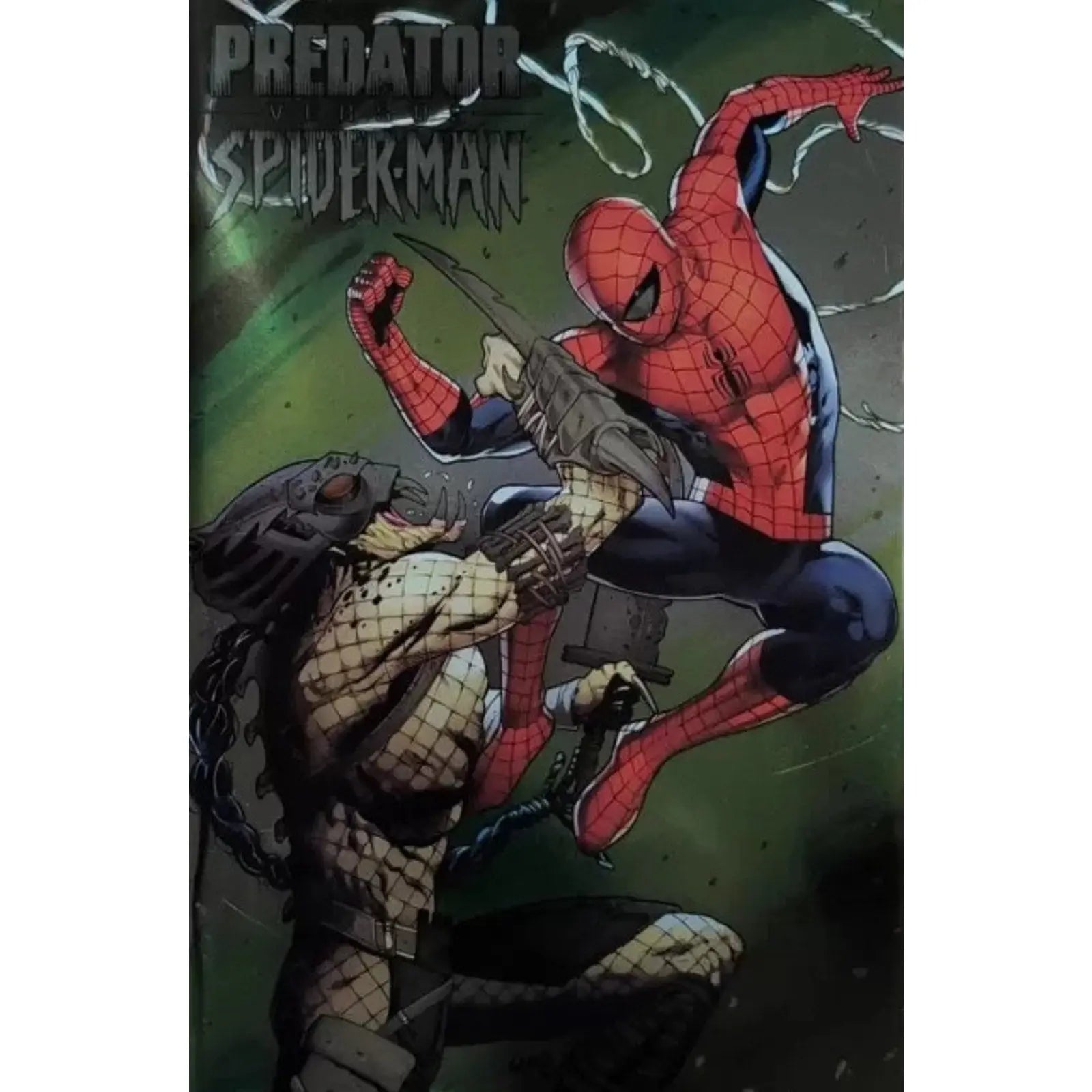 Predator vs. Spider - Man 1C Greg Land Foil Variant - MOD Shop LLC