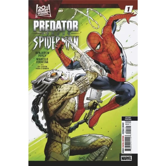 Predator vs. Spider - Man 1J 2nd Printing Greg Land - MOD Shop LLC