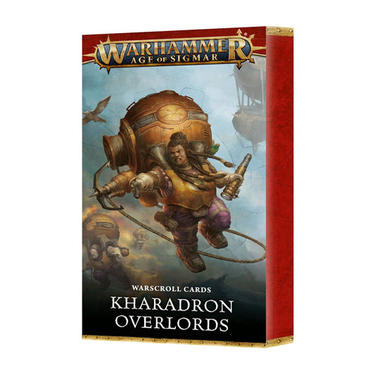*PREORDER RELEASE 8.02.2025* Warhammer Age of Sigmar Warscroll Cards: Kharadron Overlords - Quick Reference Gaming Cards - MOD Shop LLC