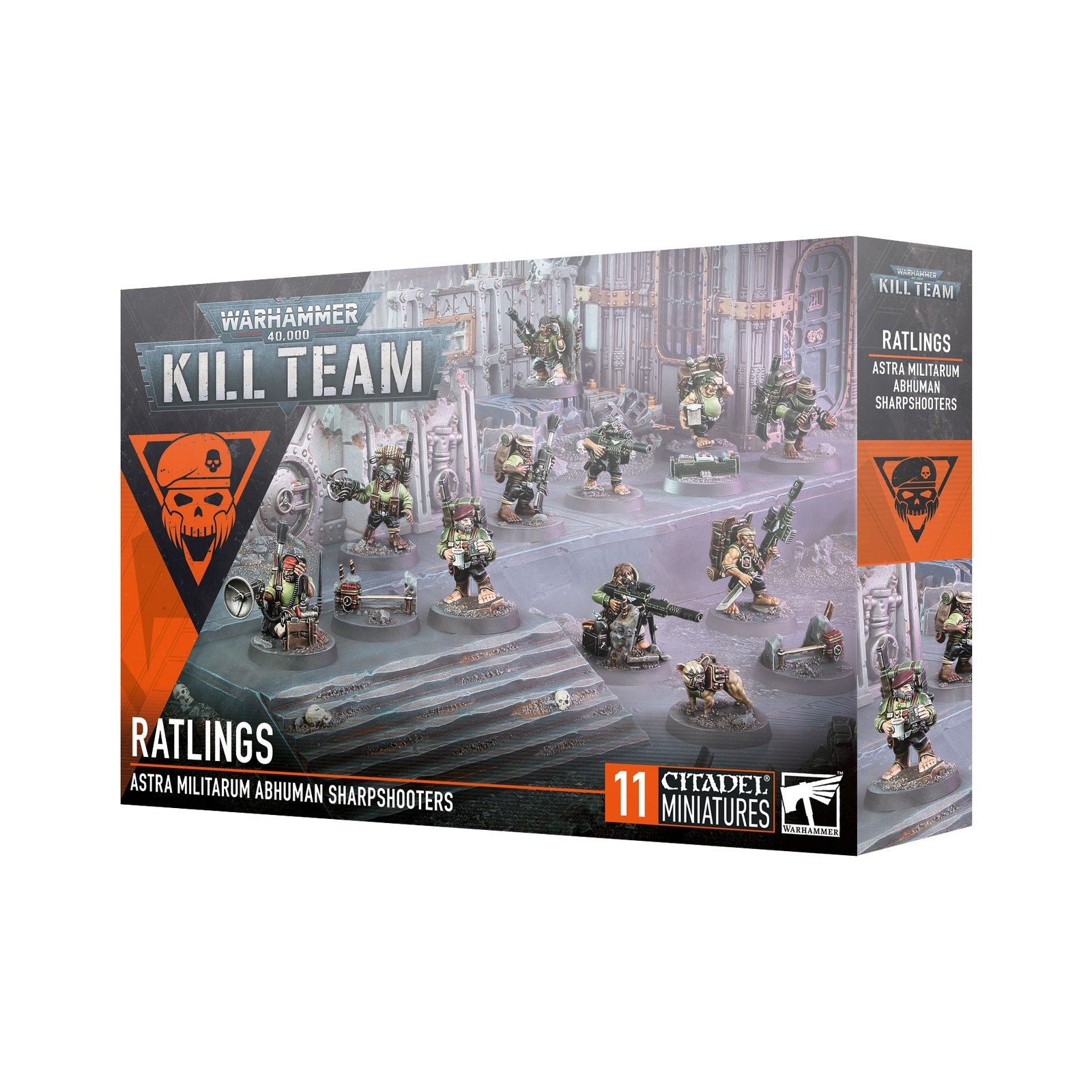 *PRESALE - RELEASE 4 - 05 - 2025* Warhammer 40,000 Kill Team: Ratlings Elite Sniper Squad - Astra Militarum Abhuman Sharpshooters (14 Miniatures) - MOD Shop LLC