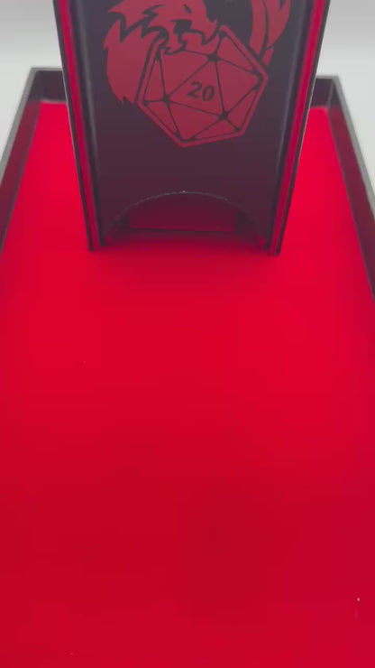 Dice - Purple/White/Gold Flake- Large Print - Dice Set - 7 pc Set