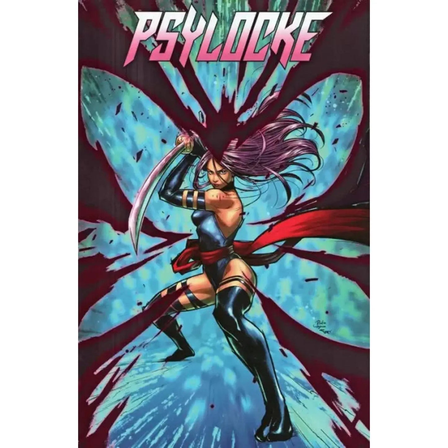 Psylocke, Vol. 2 1C Rickie Yagawa Pink Foil Variant - MOD Shop LLC