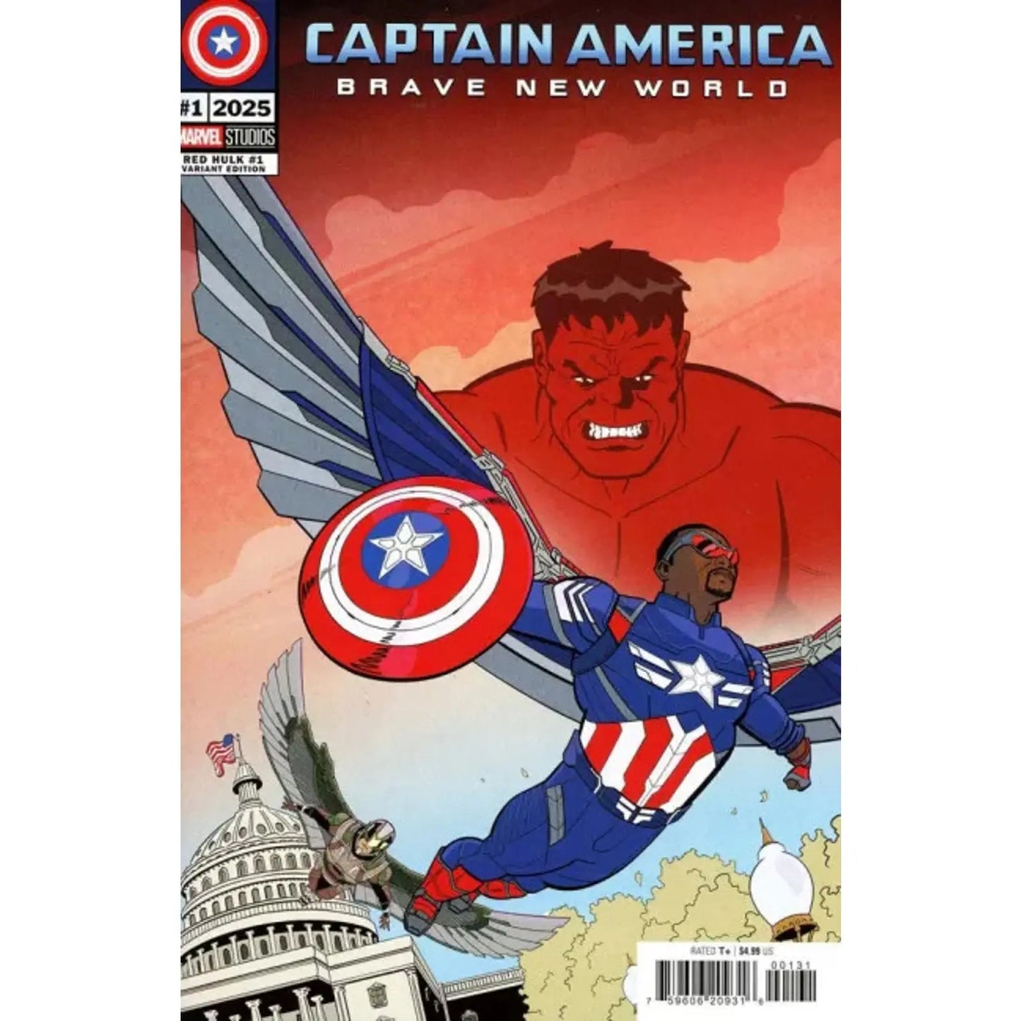 Red Hulk 1C Jacob Edgar Marvel Studios Variant - MOD Shop LLC