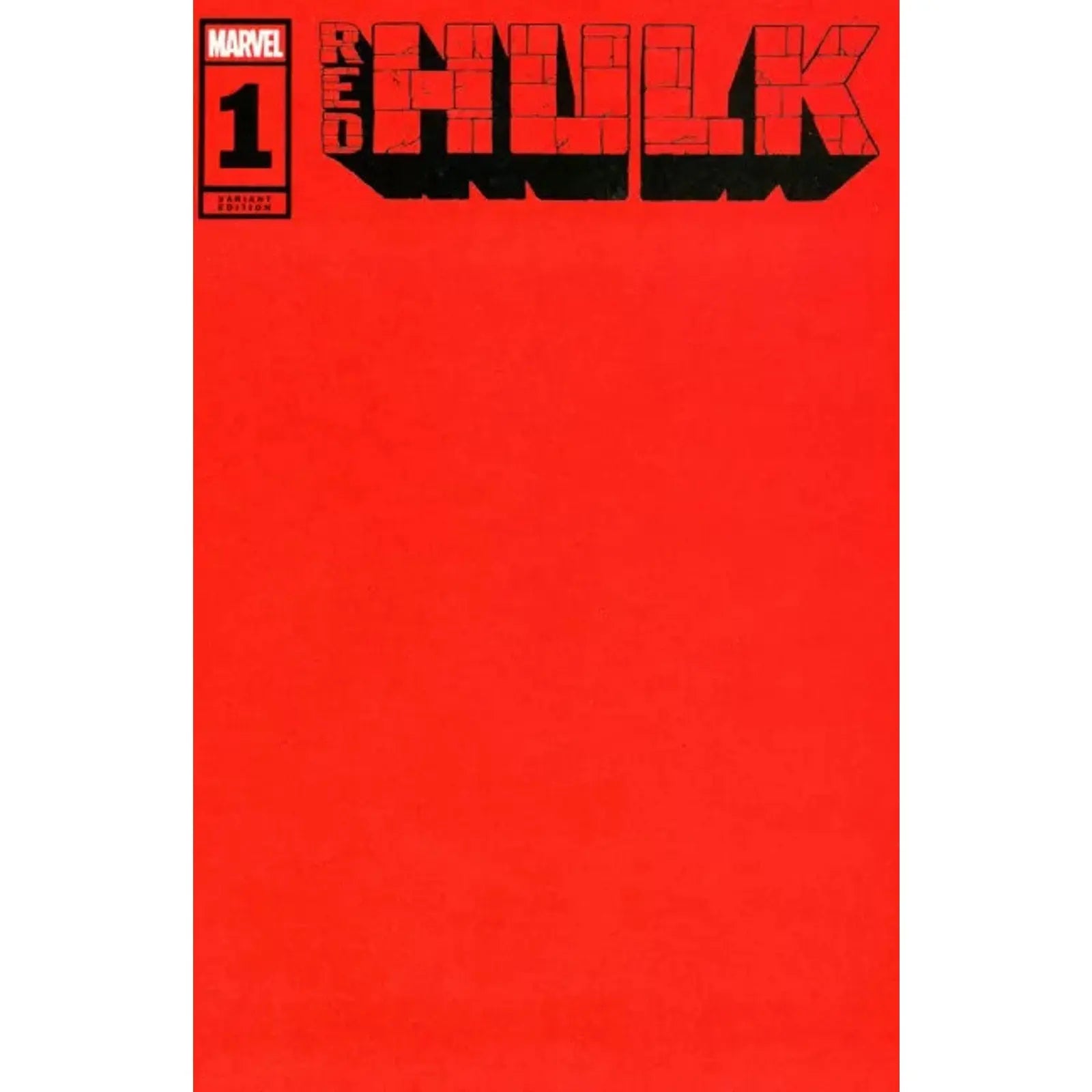Red Hulk 1E Red Blank Variant - MOD Shop LLC