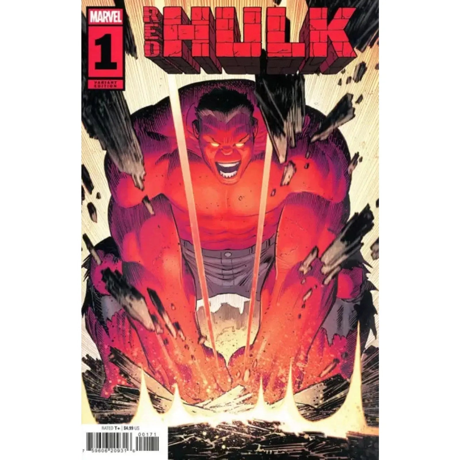 Red Hulk 1G John Romita Jr. Variant - MOD Shop LLC