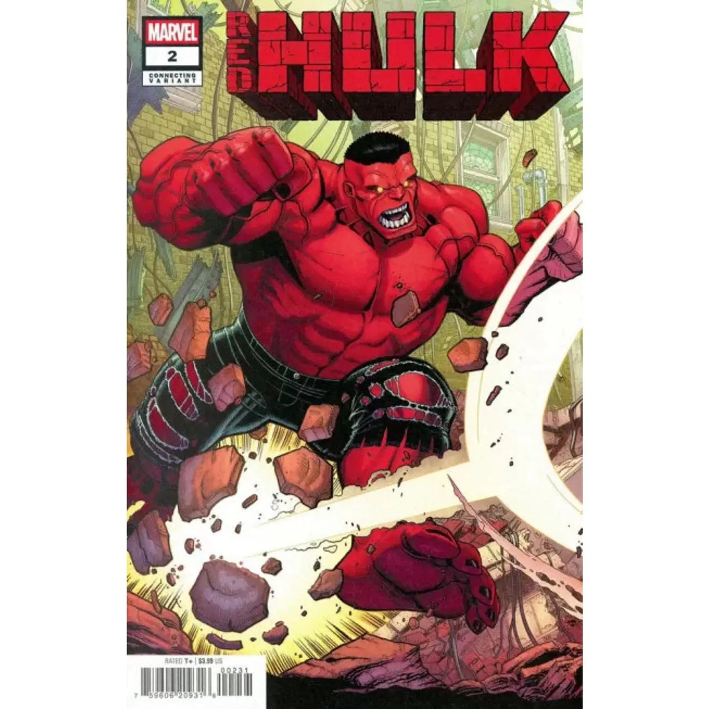 Red Hulk 2C Nick Bradshaw Connecting Variant - MOD Shop LLC