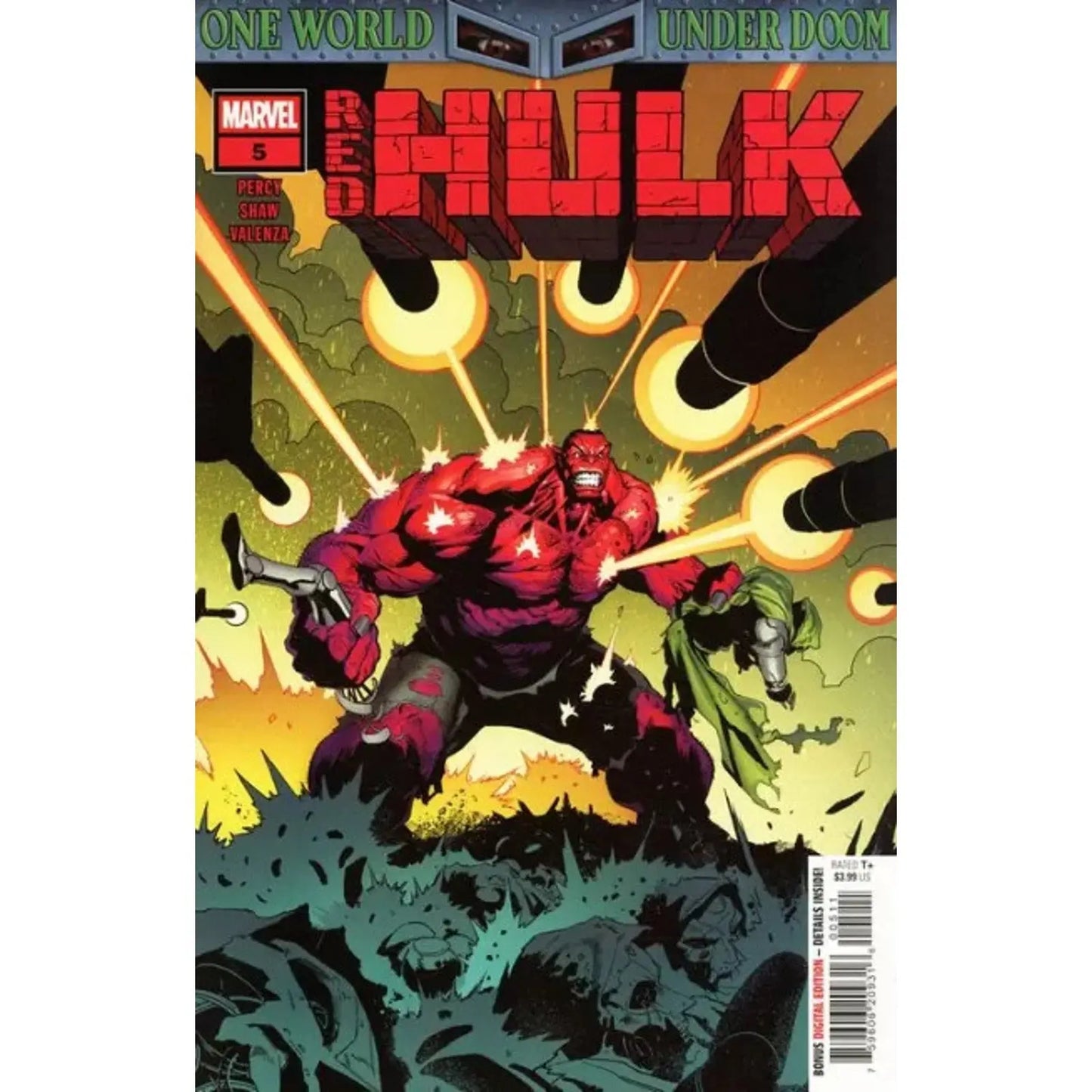 Red Hulk 5A Geoff Shaw Regular - MOD Shop LLC