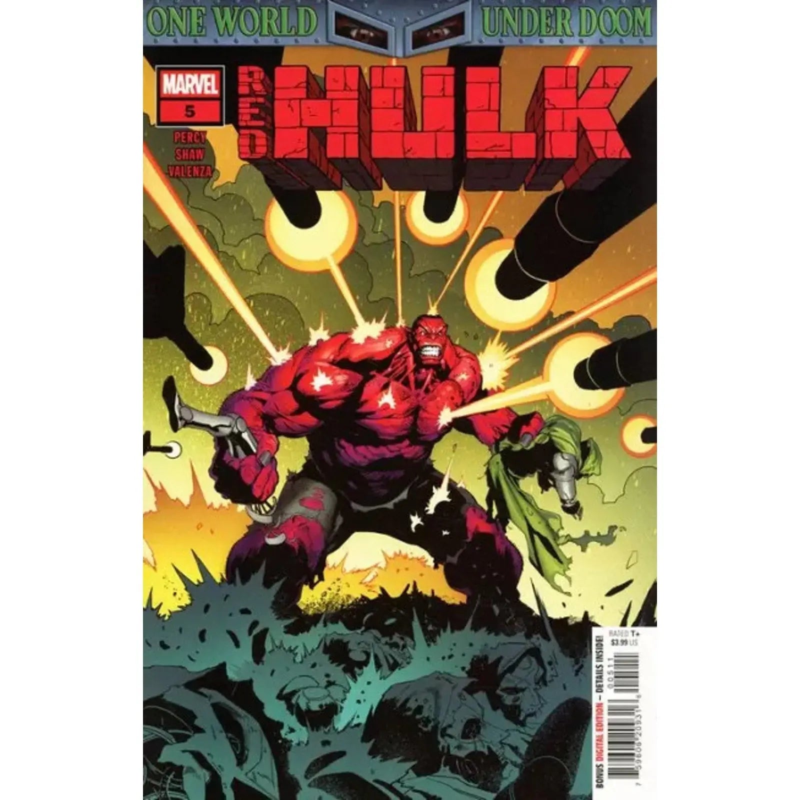 Red Hulk 5A Geoff Shaw Regular - MOD Shop LLC