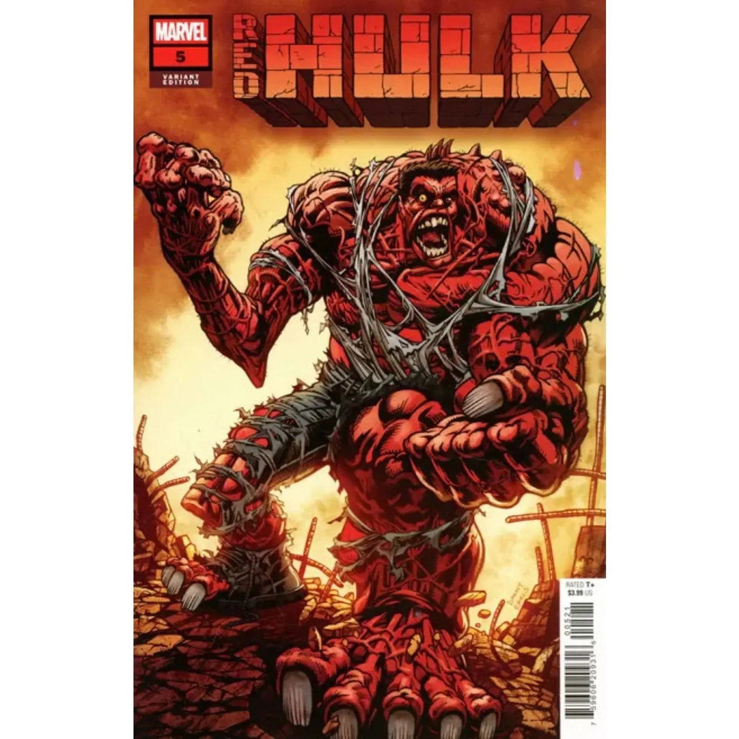 Red Hulk 5B Danny Earls Variant - MOD Shop LLC