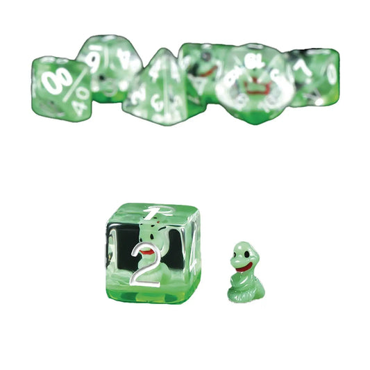 Resin Dice - Snake - 7 pc Set - MOD Shop LLC
