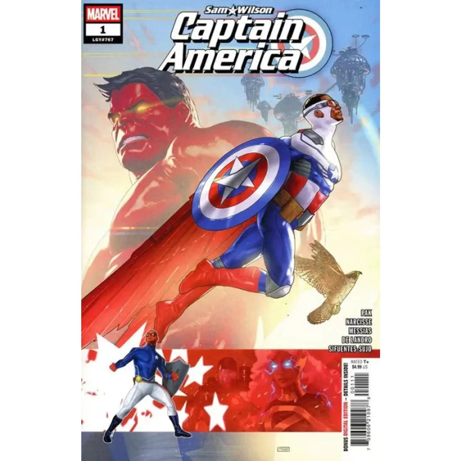 Sam Wilson: Captain America 1A Taurin Clarke Regular - MOD Shop LLC