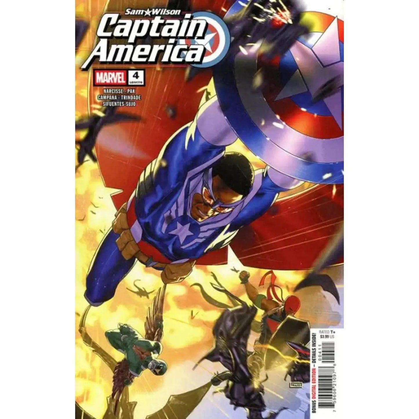 Sam Wilson: Captain America 4A Taurin Clarke Regular - MOD Shop LLC