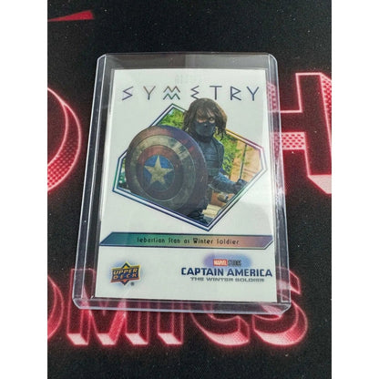 Sebastian Stan as Winter Soldier Marvel Allure White Symmetry Parallel - MOD Shop LLC