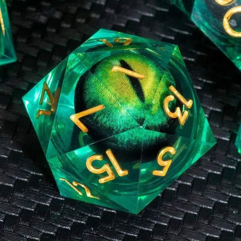 Sharp Edge Dice Dragon Eye Specimen 7 pc Set - MOD Shop LLC