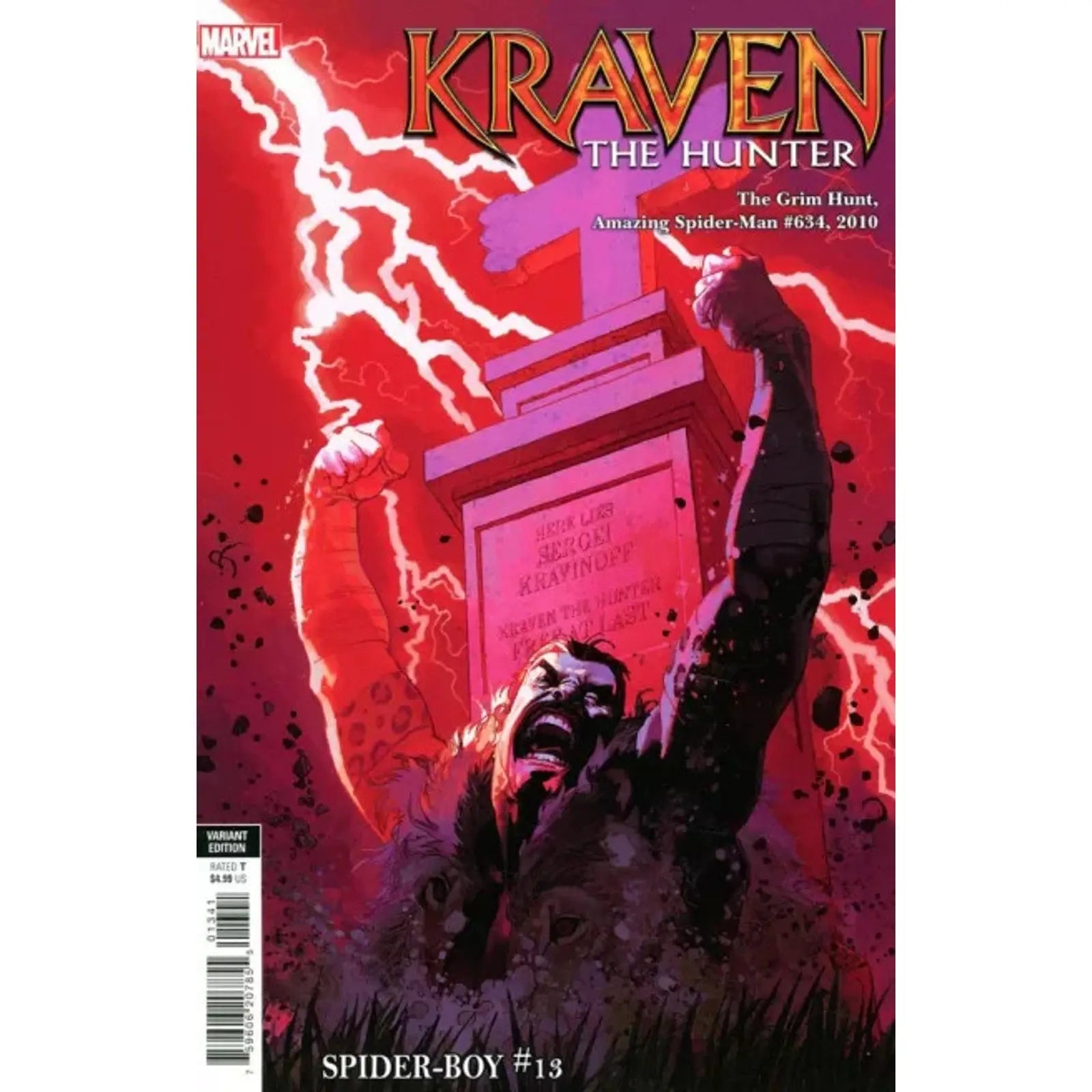 Spider - Boy, Vol. 1 13D Josemaria Casanovas Kraven the Hunter Variant - MOD Shop LLC