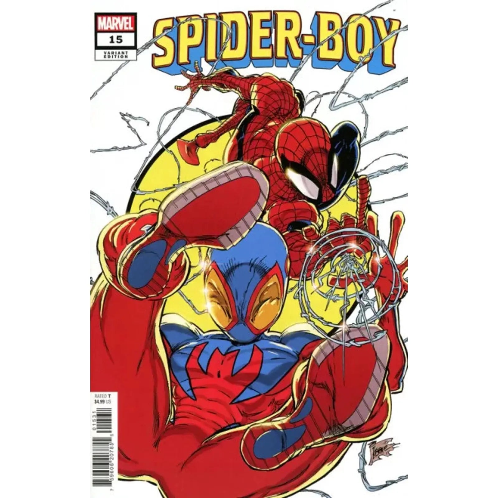 Spider - Boy, Vol. 1 15C Mike Mckone Fantastic Four Homage Variant - MOD Shop LLC