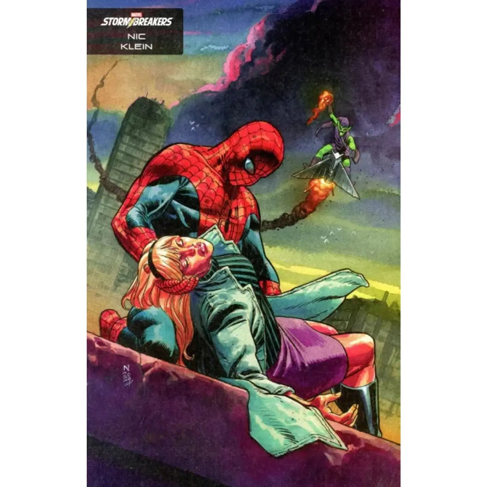 Spider - Gwen: Ghost - Spider, Vol. 2 7D Nic Klein Stormbreakers Variant - MOD Shop LLC