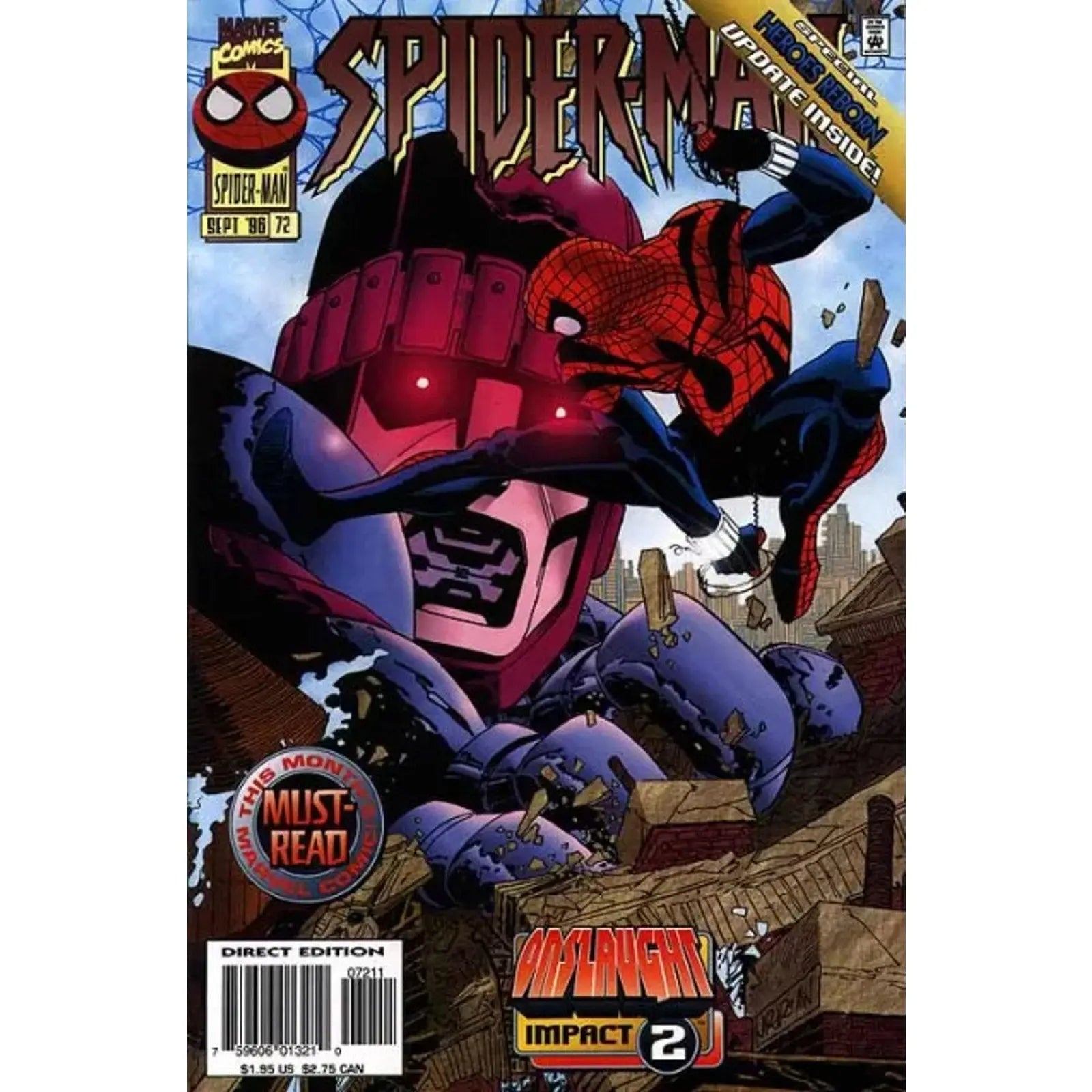 Spider - Man, Vol. 1 72A Direct Edition - MOD Shop LLC