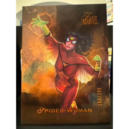 Spider - Woman Marvel Fleer Flair Fall Flair Parallel 159/299 Card 32 - MOD Shop LLC