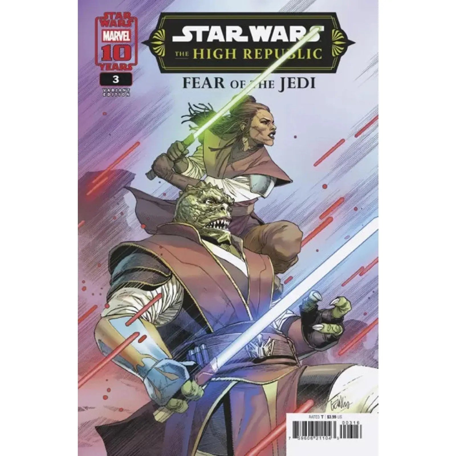 Star Wars: High Republic - Fear of the Jedi 3B Francis Yu Incentive Var (1:25) - MOD Shop LLC