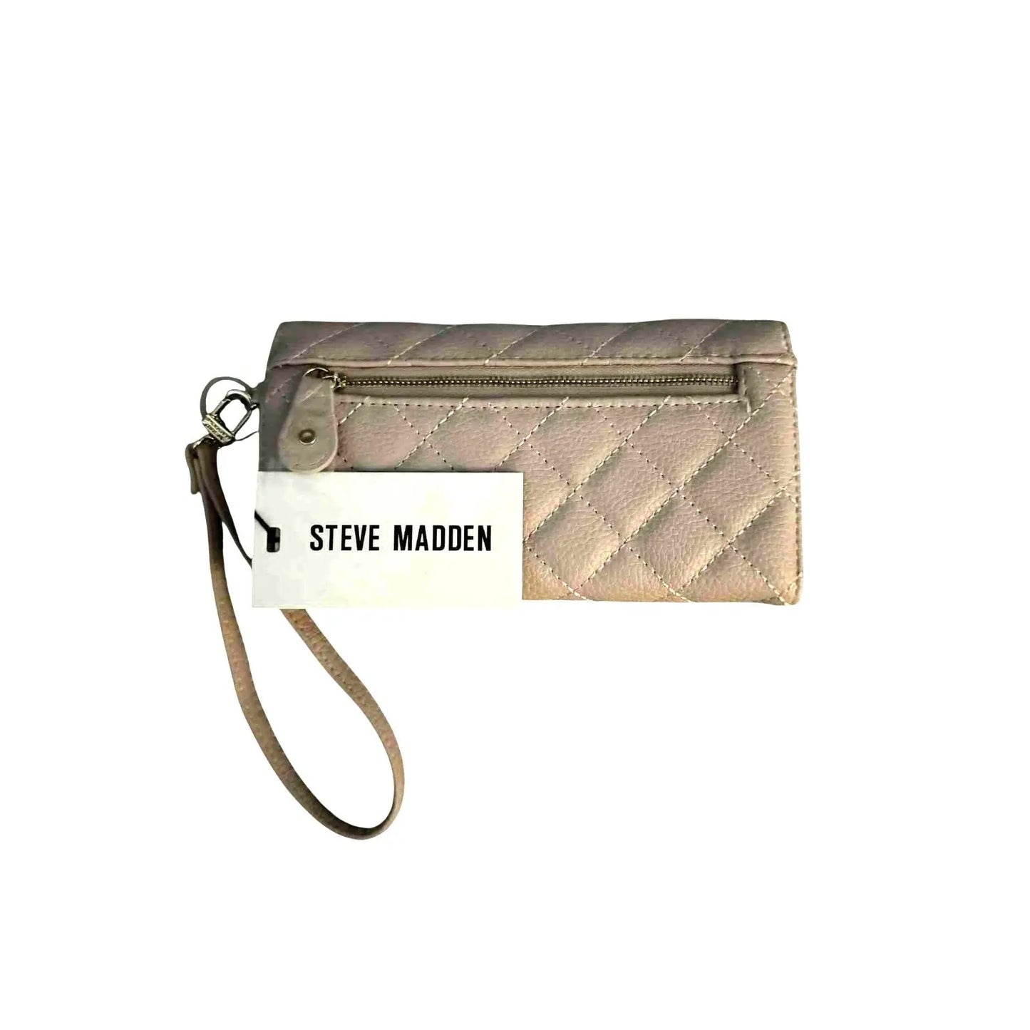 Steve Madden Quilted Wristlet Clutch – Stylish Compact Handbag - MOD Shop LLC