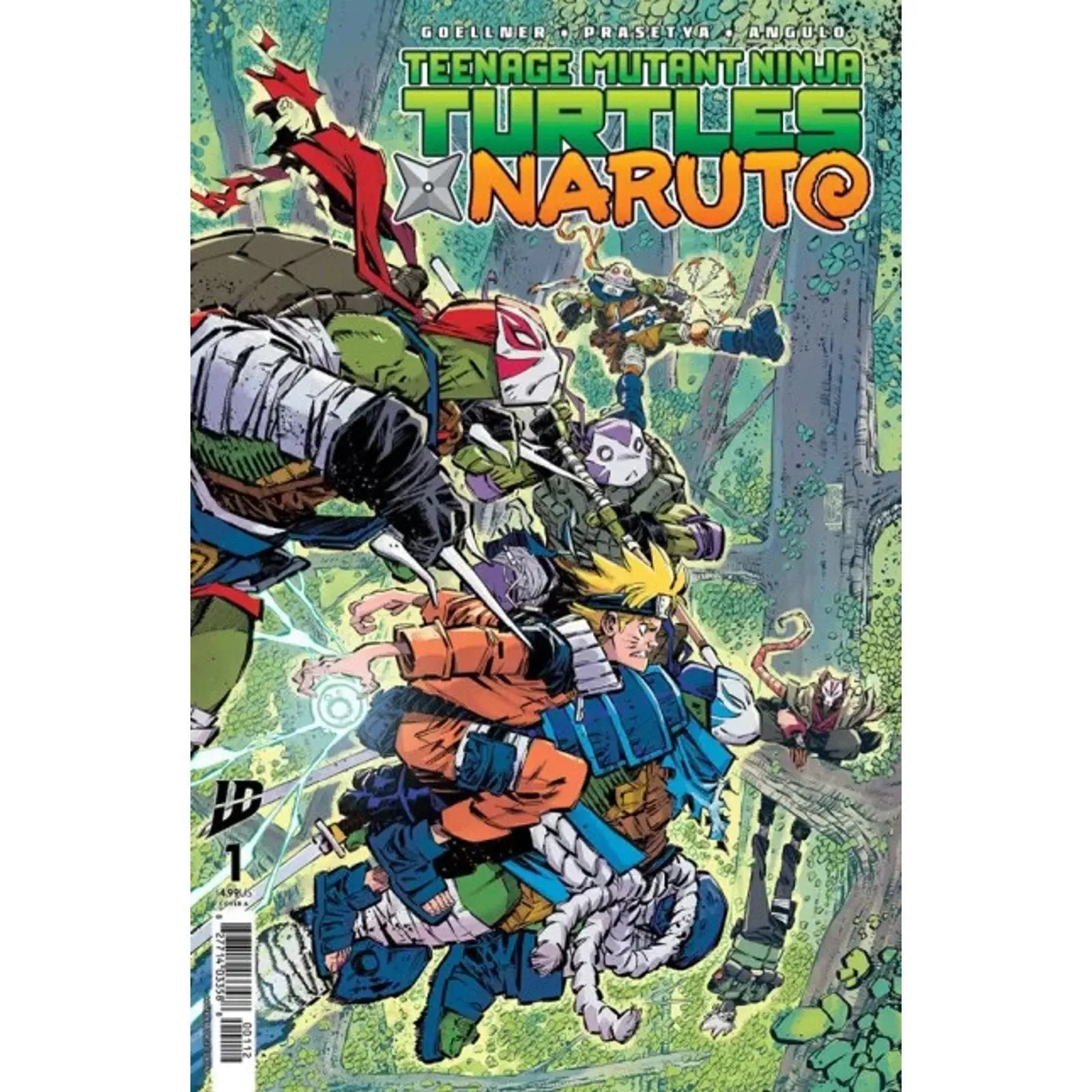 Teenage Mutant Ninja Turtles X Naruto 1BD 2nd Printing Jorge Corona - MOD Shop LLC