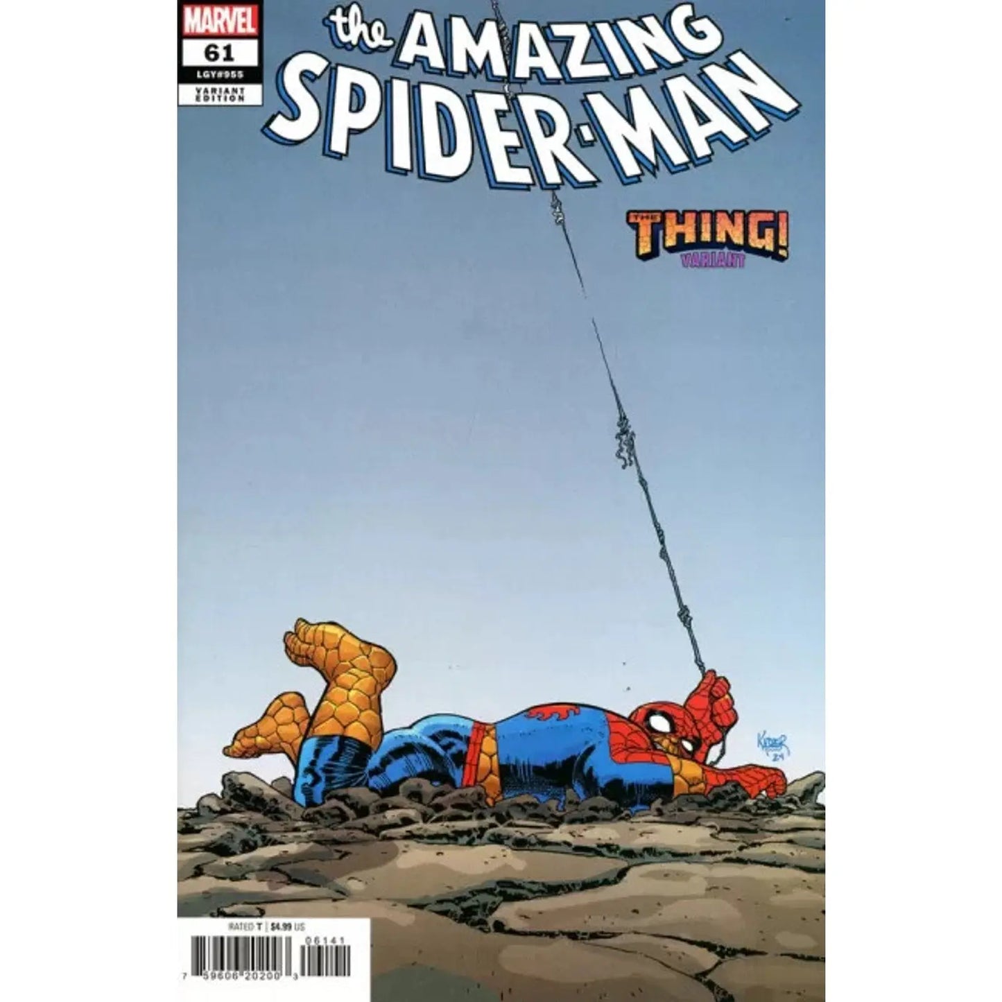 The Amazing Spider - Man, Vol. 6 61D Aaron Kuder The Thing Variant - MOD Shop LLC