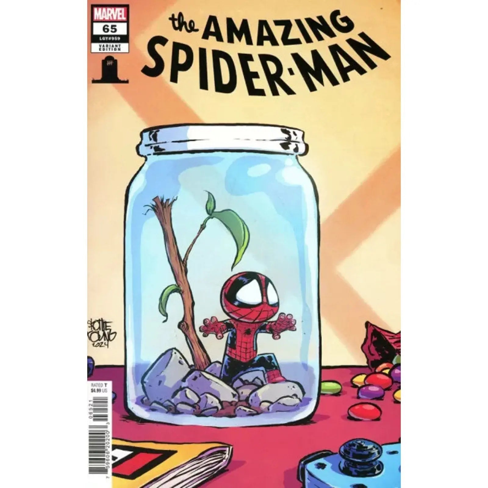 The Amazing Spider - Man, Vol. 6 65B Skottie Young 8 Deaths of Spider - Man Variant - MOD Shop LLC