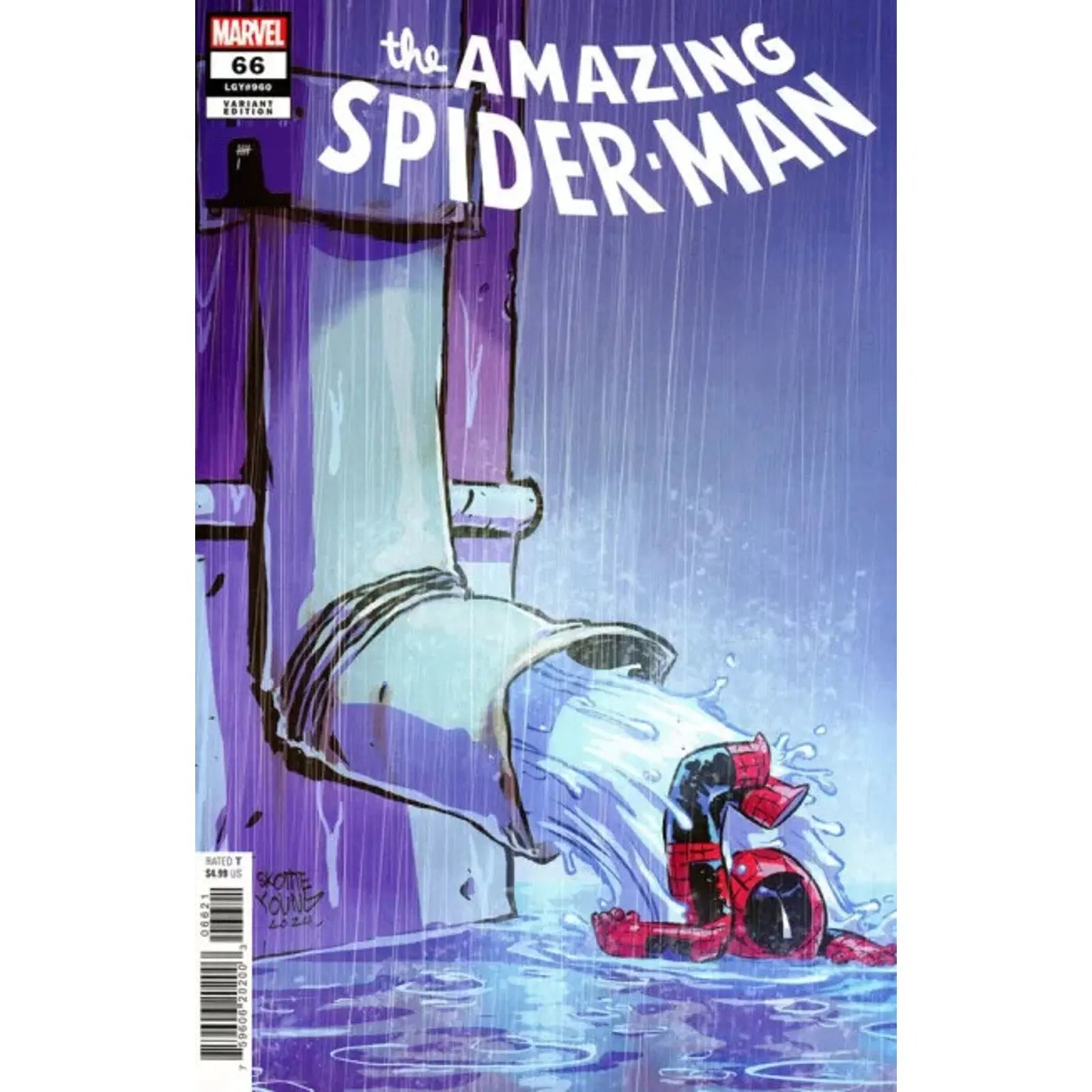 The Amazing Spider - Man, Vol. 6 66B Skottie Young 8 Deaths of Spider - Man Variant - MOD Shop LLC