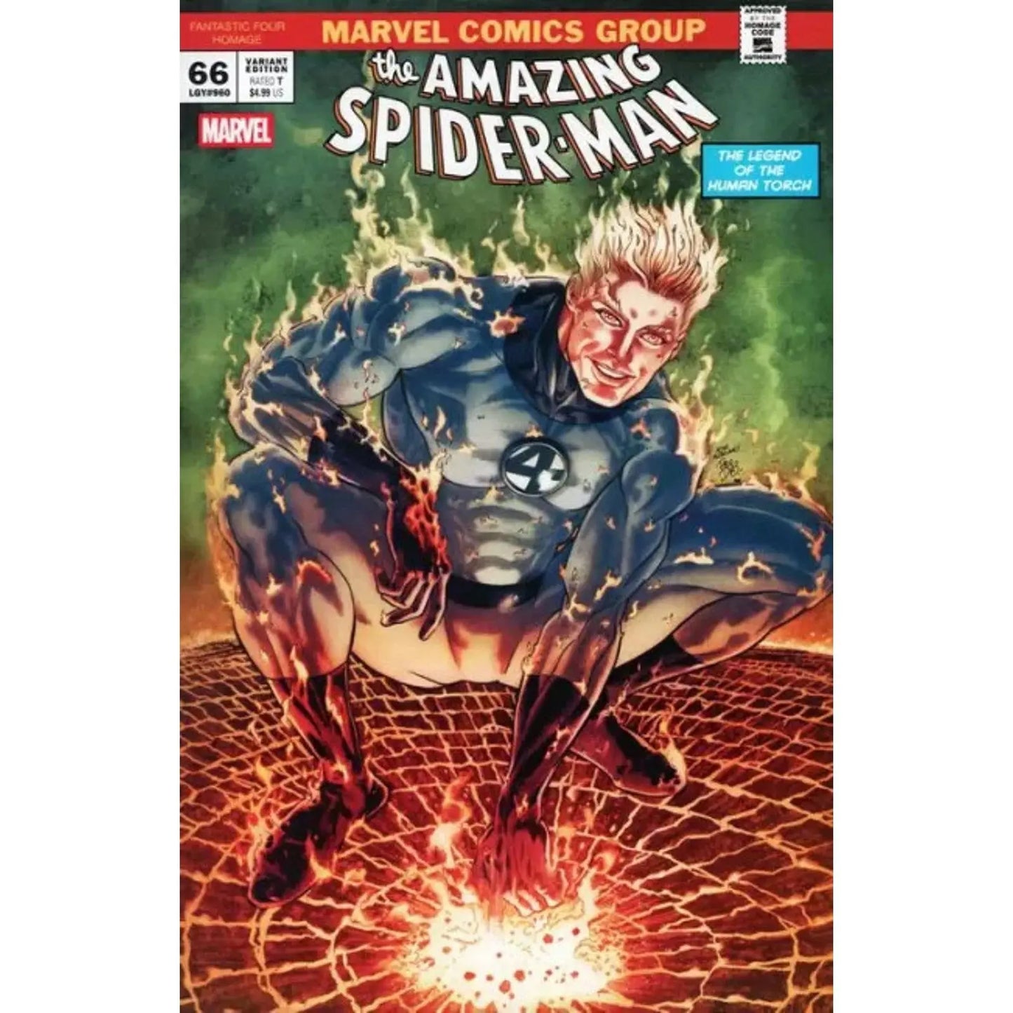 The Amazing Spider - Man, Vol. 6 66D Paco Diaz Fantastic Four Homage Variant - MOD Shop LLC