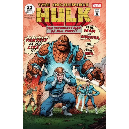 The Incredible Hulk, Vol. 4 21D Todd Nauck Fantastic Four Homage Variant - MOD Shop LLC
