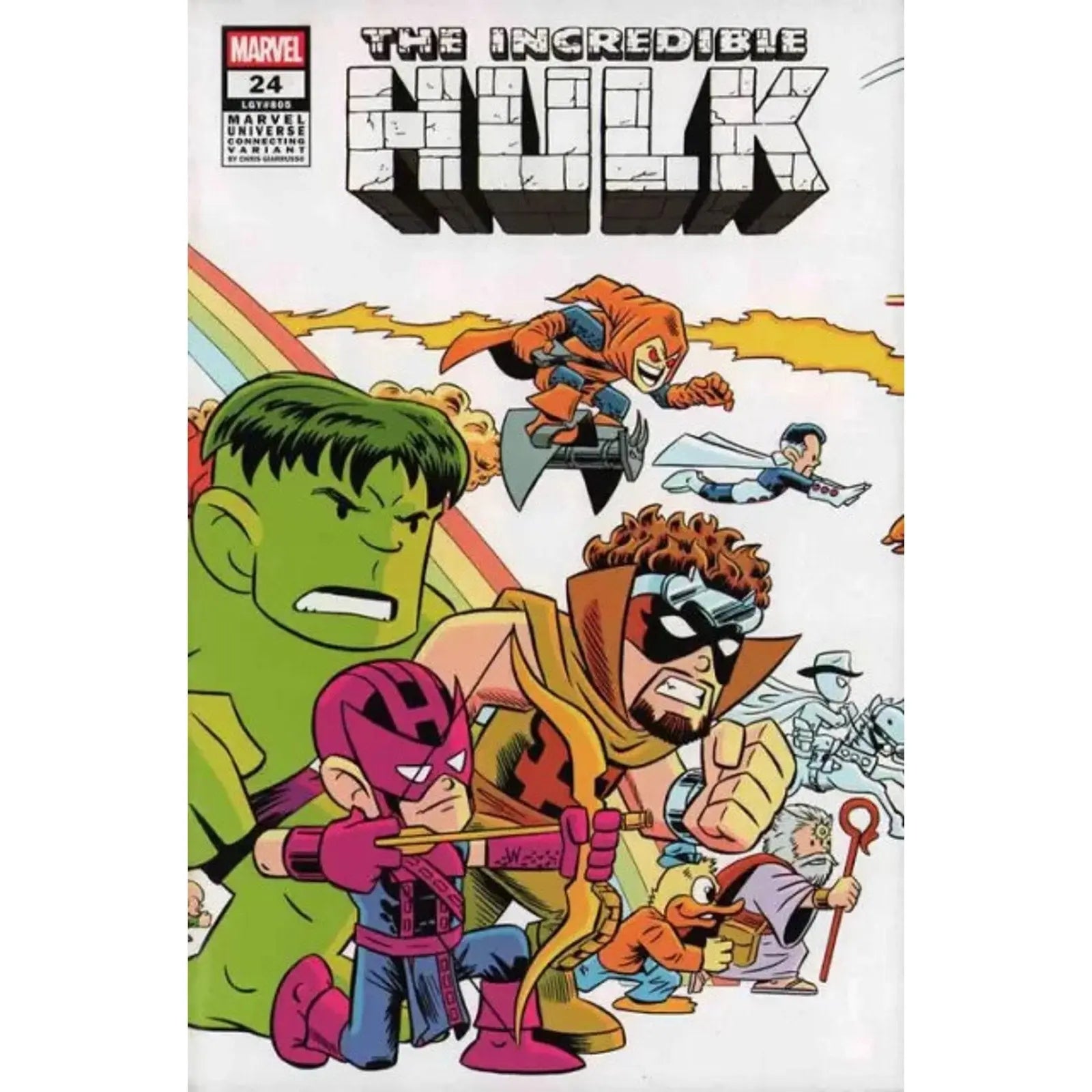 The Incredible Hulk Vol 4 24D Chris Giarrusso Marvel Universe Connecting Variant - MOD Shop LLC