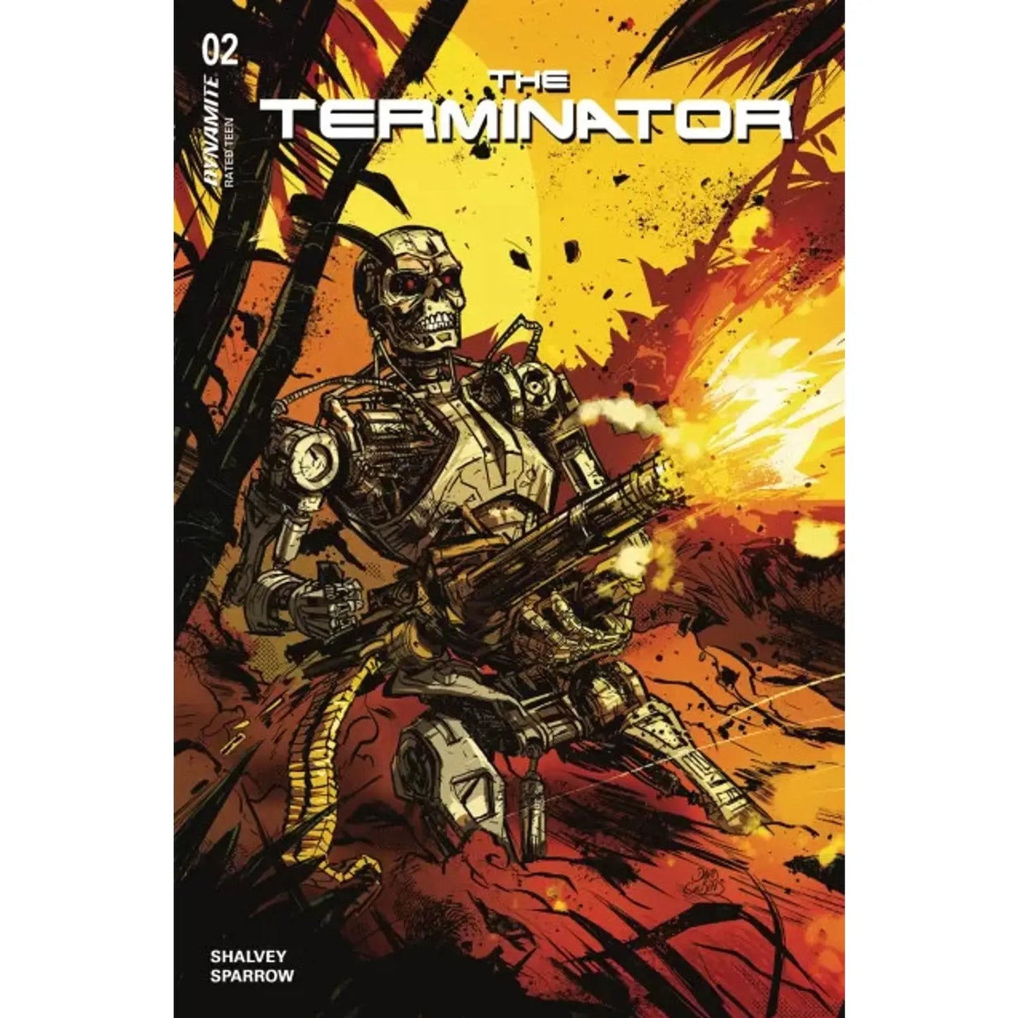 The Terminator (Dynamite Entertainment) 2D David Cousens Variant - MOD Shop LLC