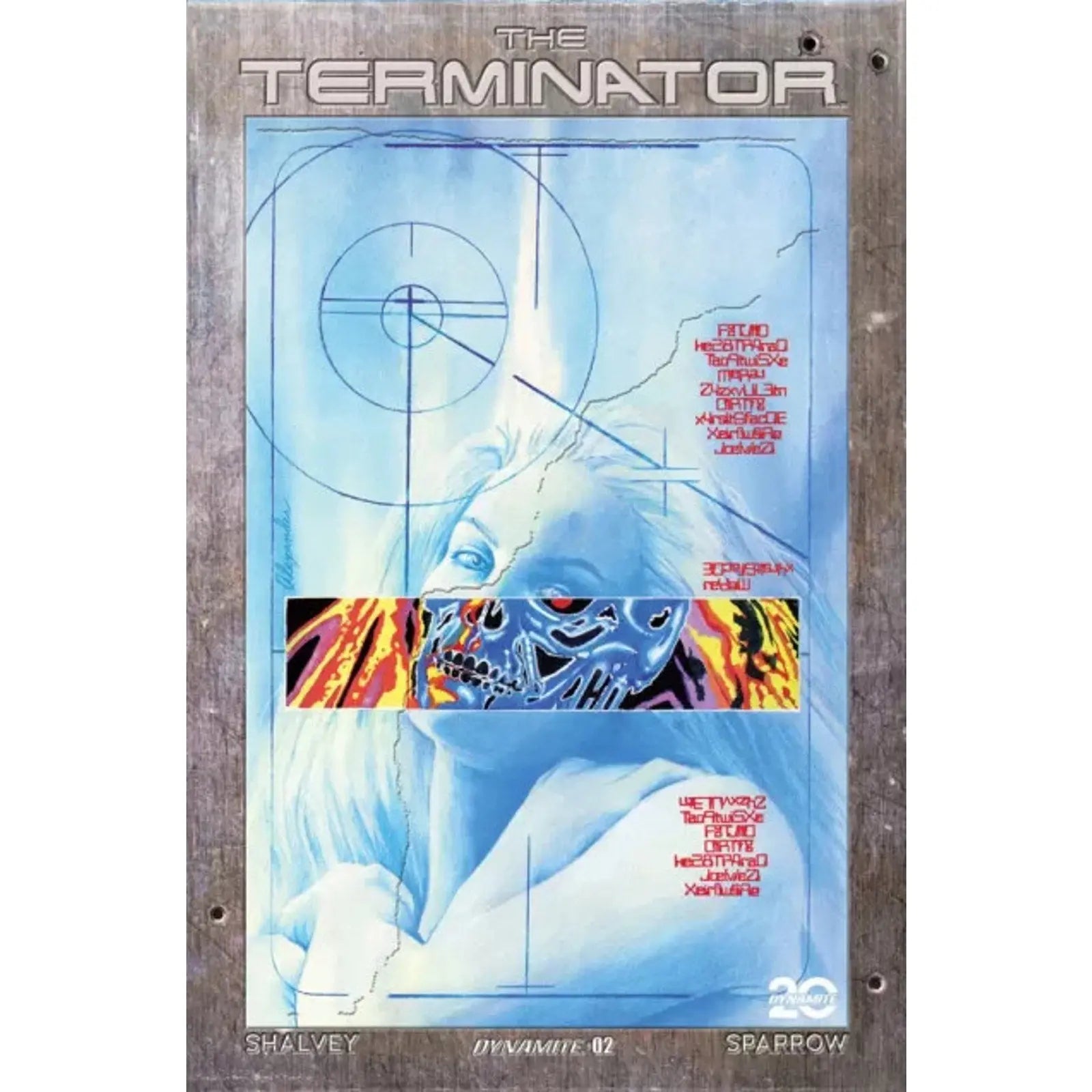 The Terminator (Dynamite Entertainment) 2Q Alex Ross Burning Earth Icon Variant - MOD Shop LLC