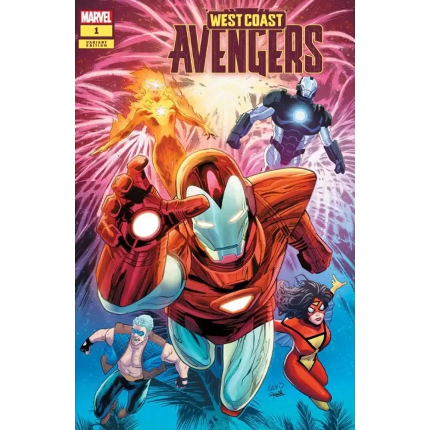 The West Coast Avengers, Vol. 4 1N Greg Land Previews Variant - MOD Shop LLC