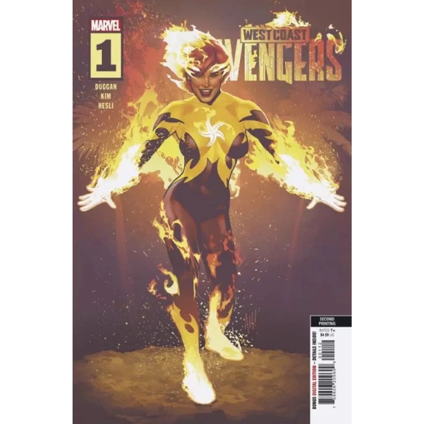 The West Coast Avengers, Vol. 4 1O 2nd Printing Adam Hughes - MOD Shop LLC