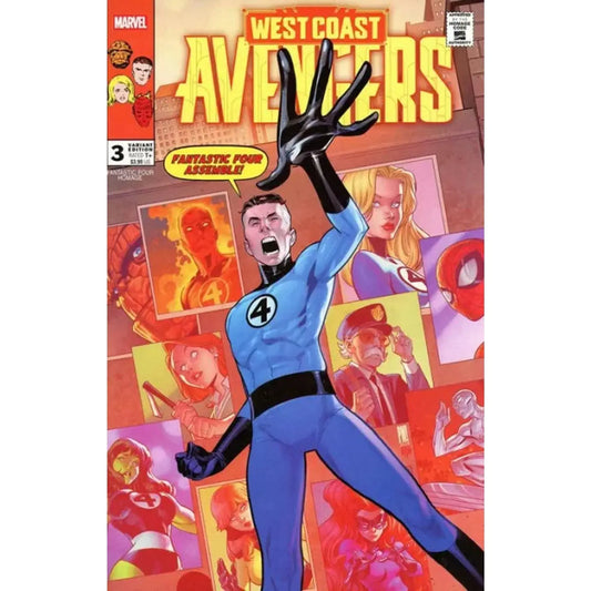 The West Coast Avengers, Vol. 4 3D Paco Medina Fantastic Four Homage Variant - MOD Shop LLC