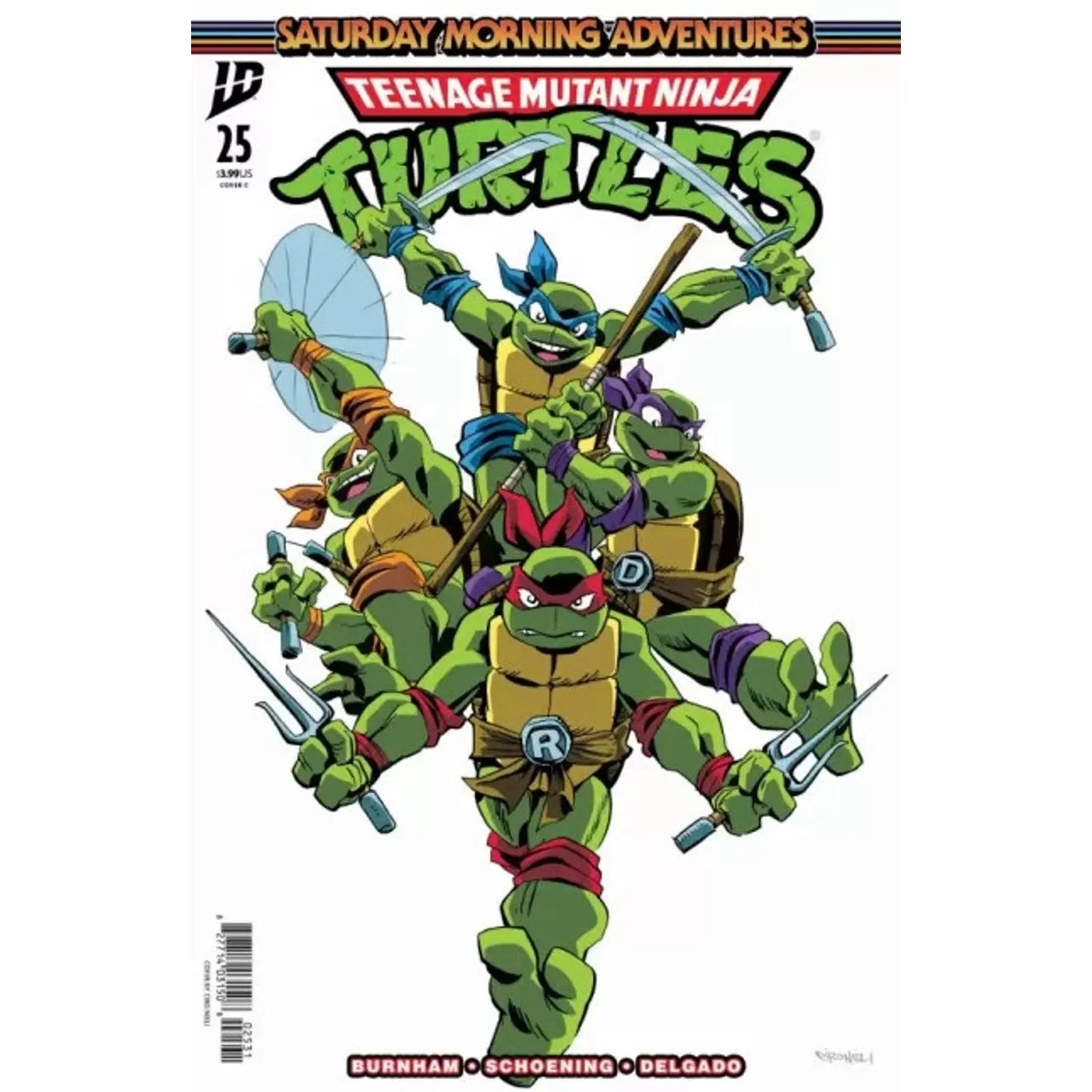 TMNT: Saturday Morning Adventures Continued 25C Ciro Nieli Variant - MOD Shop LLC