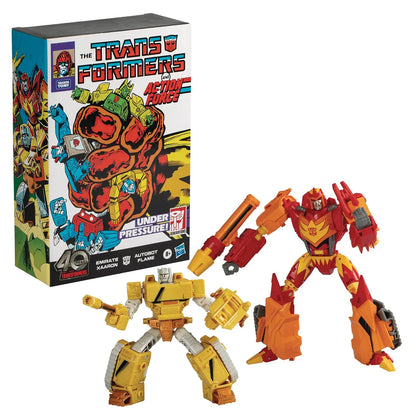 Transformers Generations Comic - Emirate Xaaron & Autobot Flame 2 Pack AF - MOD Shop LLC
