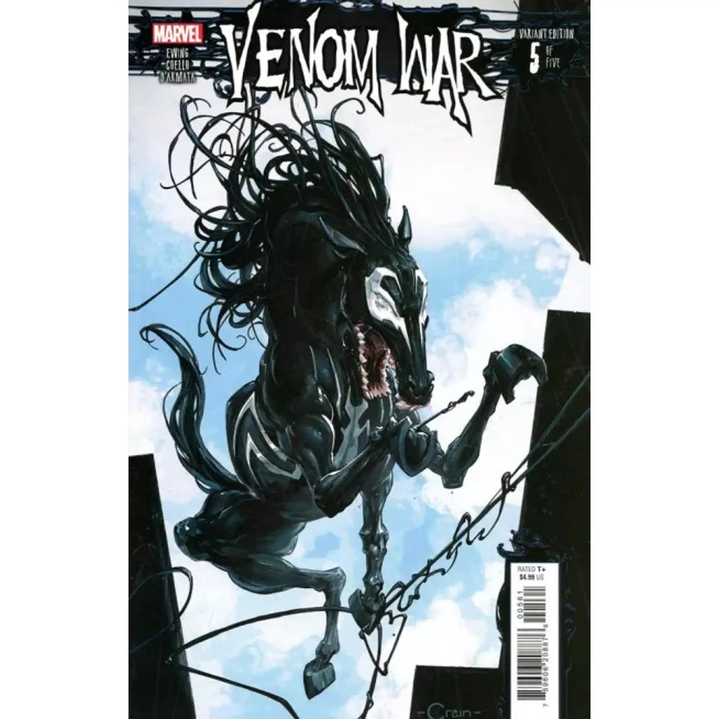 Venom War 5F Clayton Crain Venom Horse Variant - MOD Shop LLC