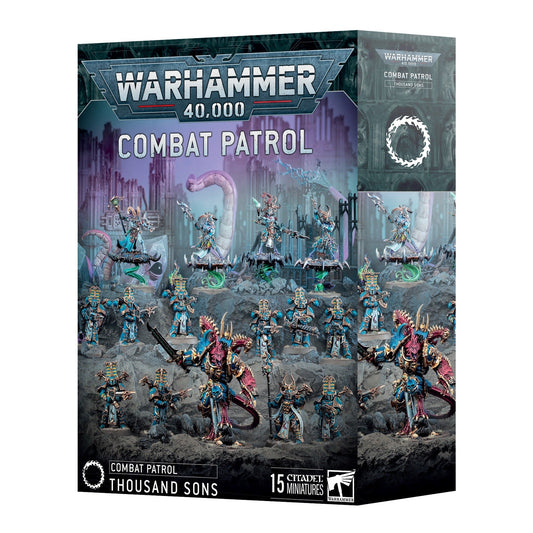 Warhammer 40,000 Combat Patrol: Thousand Sons - 15 Miniatures Army Starter Set | Chaos Space Marines | Games Workshop - MOD Shop LLC