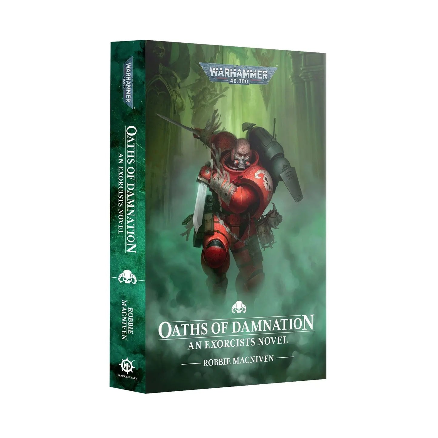 Warhammer 40,000: Oaths of Damnation - Exorcists Space Marine Novel by Robbie MacNiven | Black Library Hardcover - MOD Shop LLC