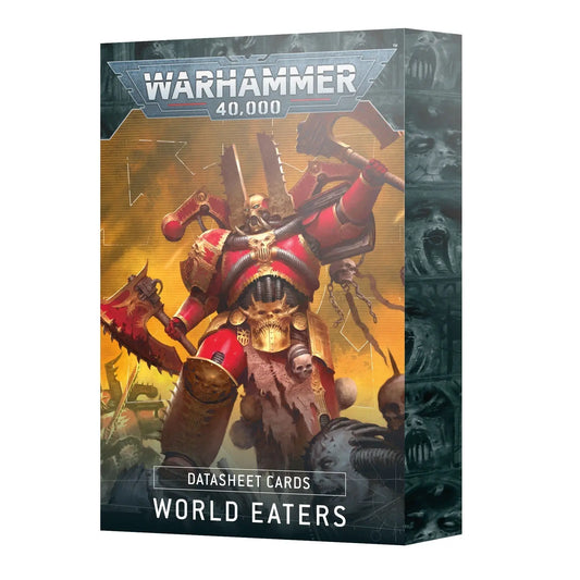 Warhammer 40,000: World Eaters Datasheet Cards - Essential Reference for Chaos Space Marine Collectors - MOD Shop LLC