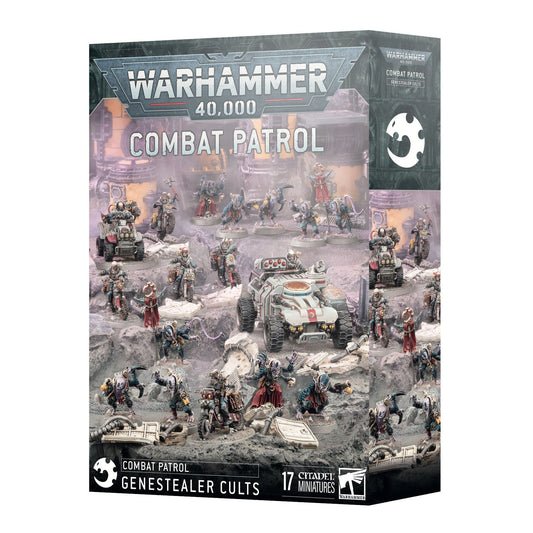 Warhammer 40K Combat Patrol: Genestealer Cults - 17 Miniatures Fast Strike Force | Jackal Alphus, Ridgerunner & Hybrid Metamorphs - MOD Shop LLC