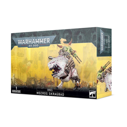 Warhammer 40K Orks Mozrog Skragbad & Big Chompa Epic Hero Beast Snagga Warboss Miniature 43 Components Games Workshop Plastic Model Kit - MOD Shop LLC