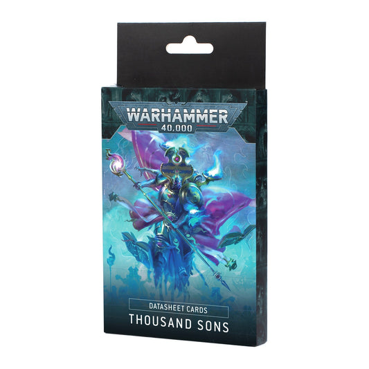 Warhammer 40K Thousand Sons Datasheet Cards 10th Edition | 39 Premium Foil - Edged Cards | Combat Patrol Ready | Games Workshop - MOD Shop LLC