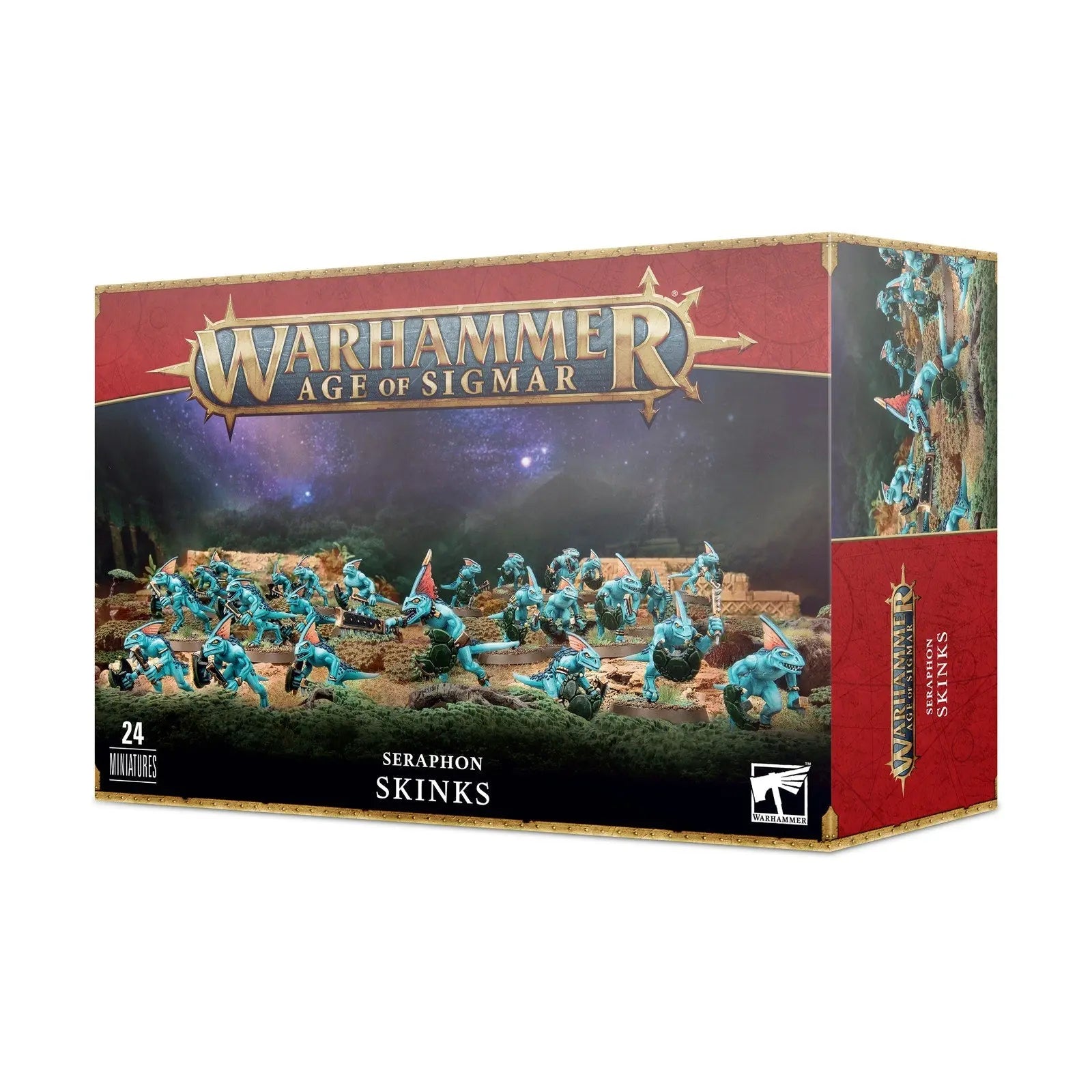 Warhammer Age of Sigmar Seraphon Skinks - 24 Miniatures Battleline Unit Kit - Games Workshop 88 - 07 - MOD Shop LLC