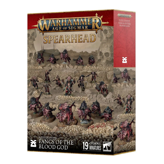 Warhammer Age of Sigmar Spearhead: Blades of Khorne - Fangs of the Blood God | 19 Miniatures Set - MOD Shop LLC