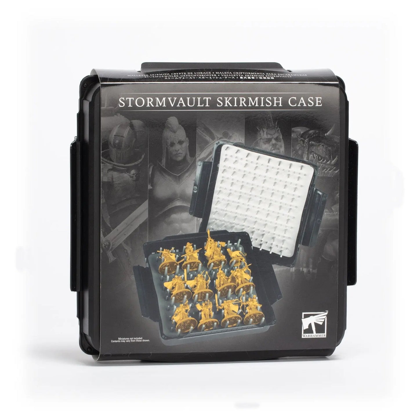 Warhammer Stormvault Skirmish Case - Revolutionary Silicone Bristle Miniature Transport Case for Kill Team, Warcry & Necromunda - MOD Shop LLC